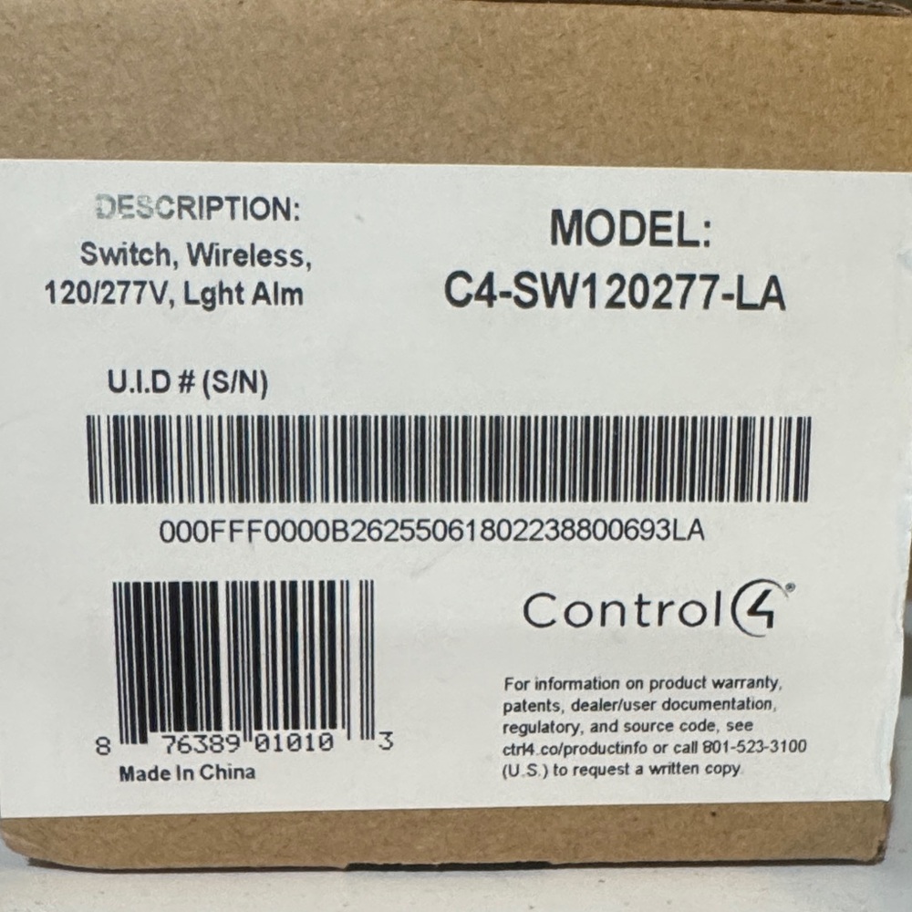 Wireless Light Switch - White